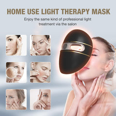 F FIWENE mask blue and red light for targeted skin benefits