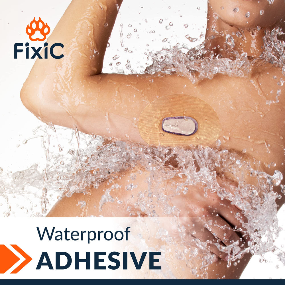 FixiC Dexcom G6 patch uses stretchable cotton for breathable skin comfort