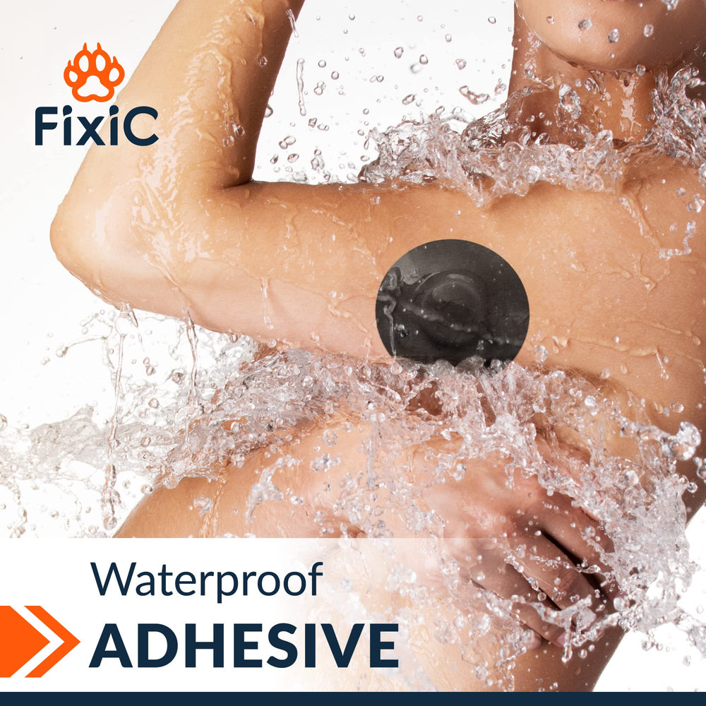 Fixic Freestyle patch displays 3 inch diameter for stable sensor contact