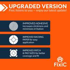 Waterproof adhesive layer of Fixic G7 Over Patches holds sensor securely