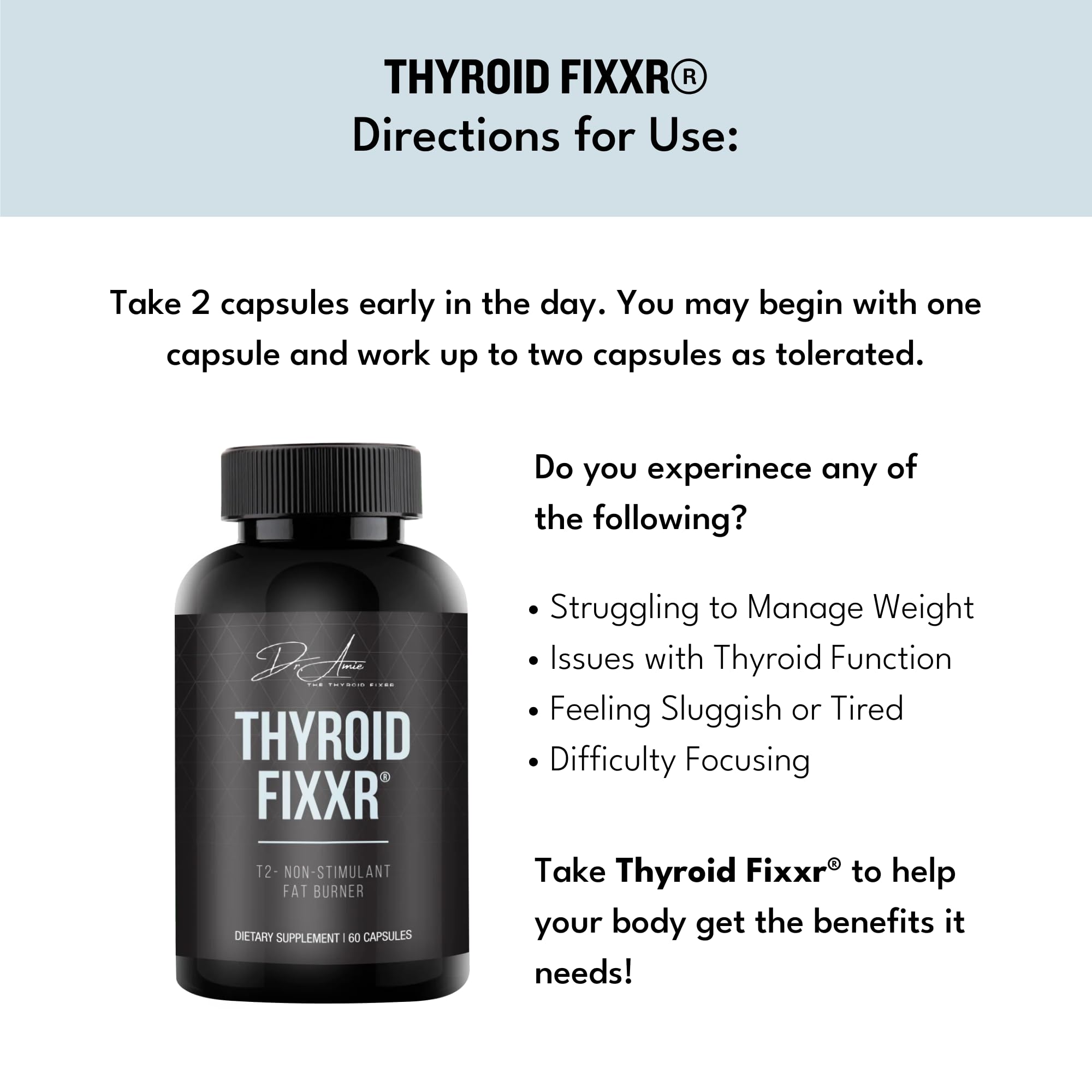 Pouring Fixxr capsules into a hand for daily wellness routine.