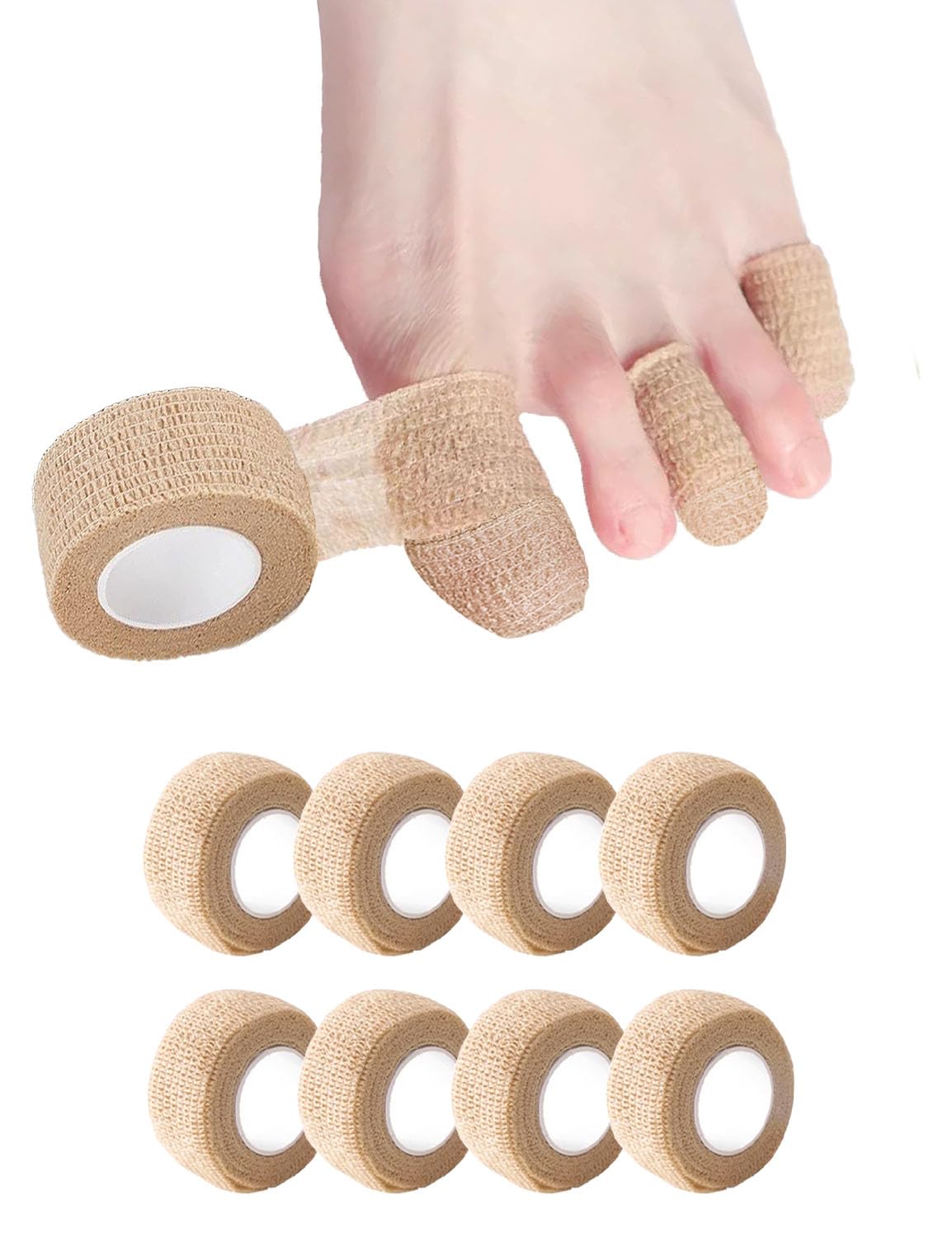 Fizzest big toe protector with wrap-around design for versatile toe protection and comfort.