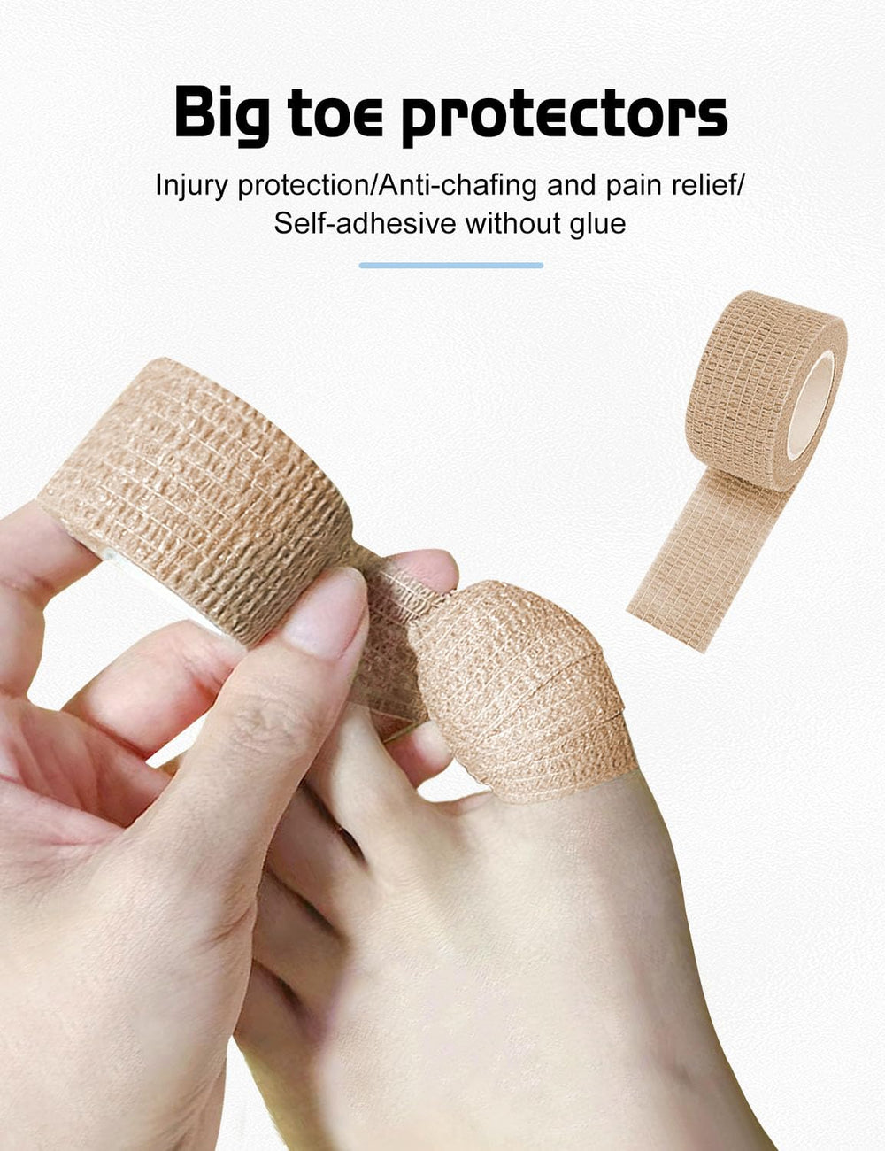 Fizzest breathable elastic toe cap provides comfortable wear for all toe sizes.