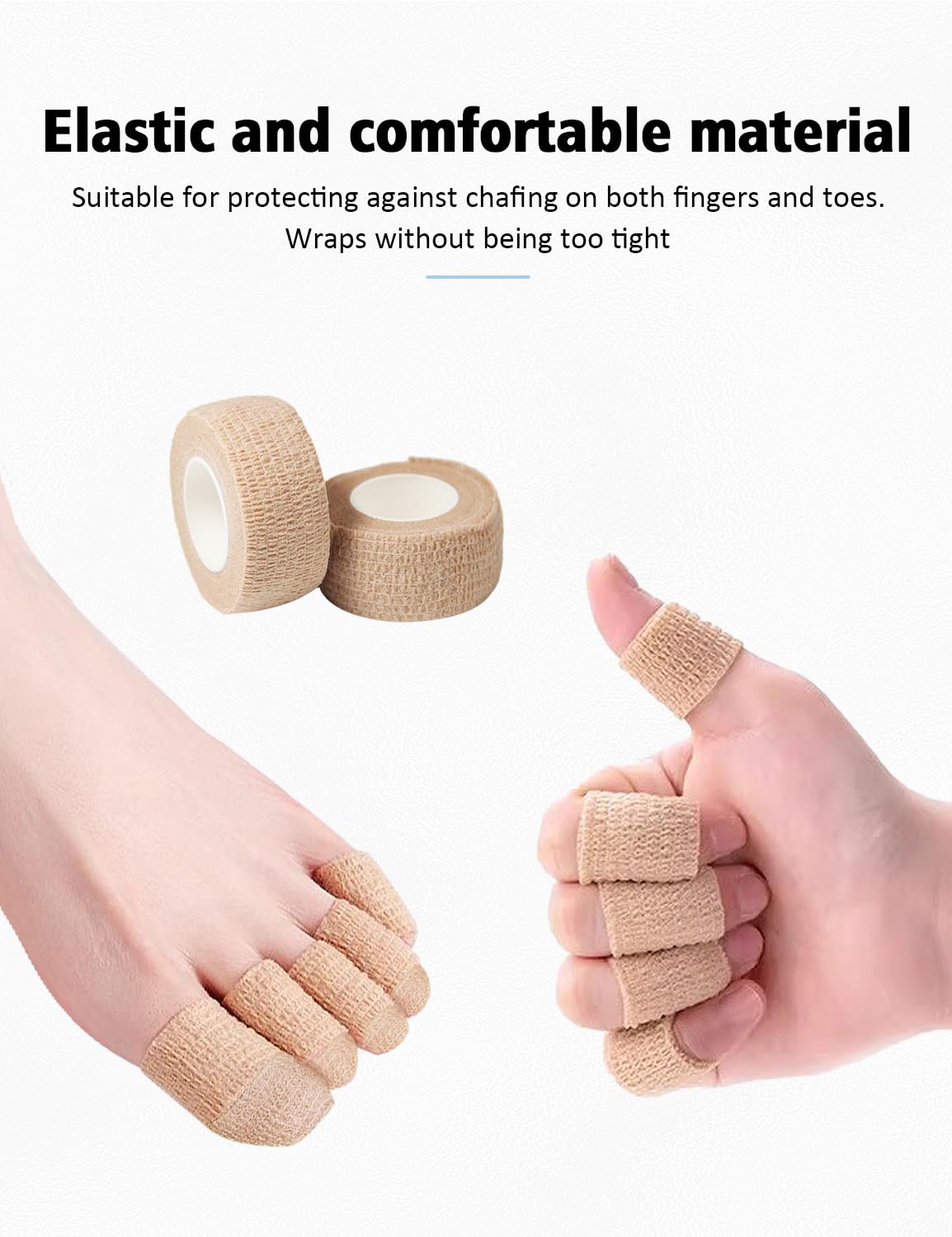 Fizzest big toe protectors fit various sizes and guard against irritation.