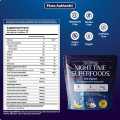FKMS Authentic Nighttime Cocoa in a mug ready for a soothing evening