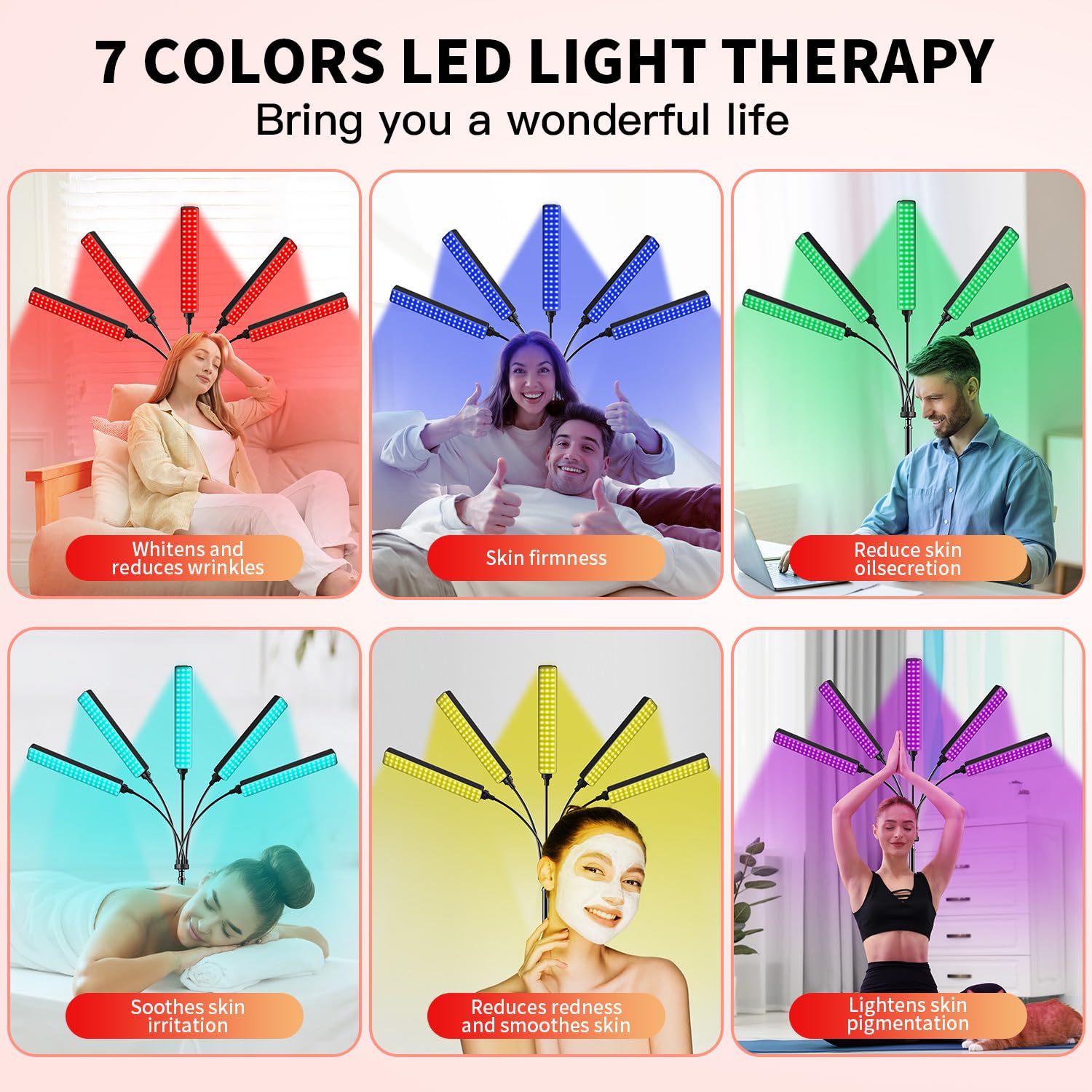 FlaoAito dual-wavelength light supports facial and body routines