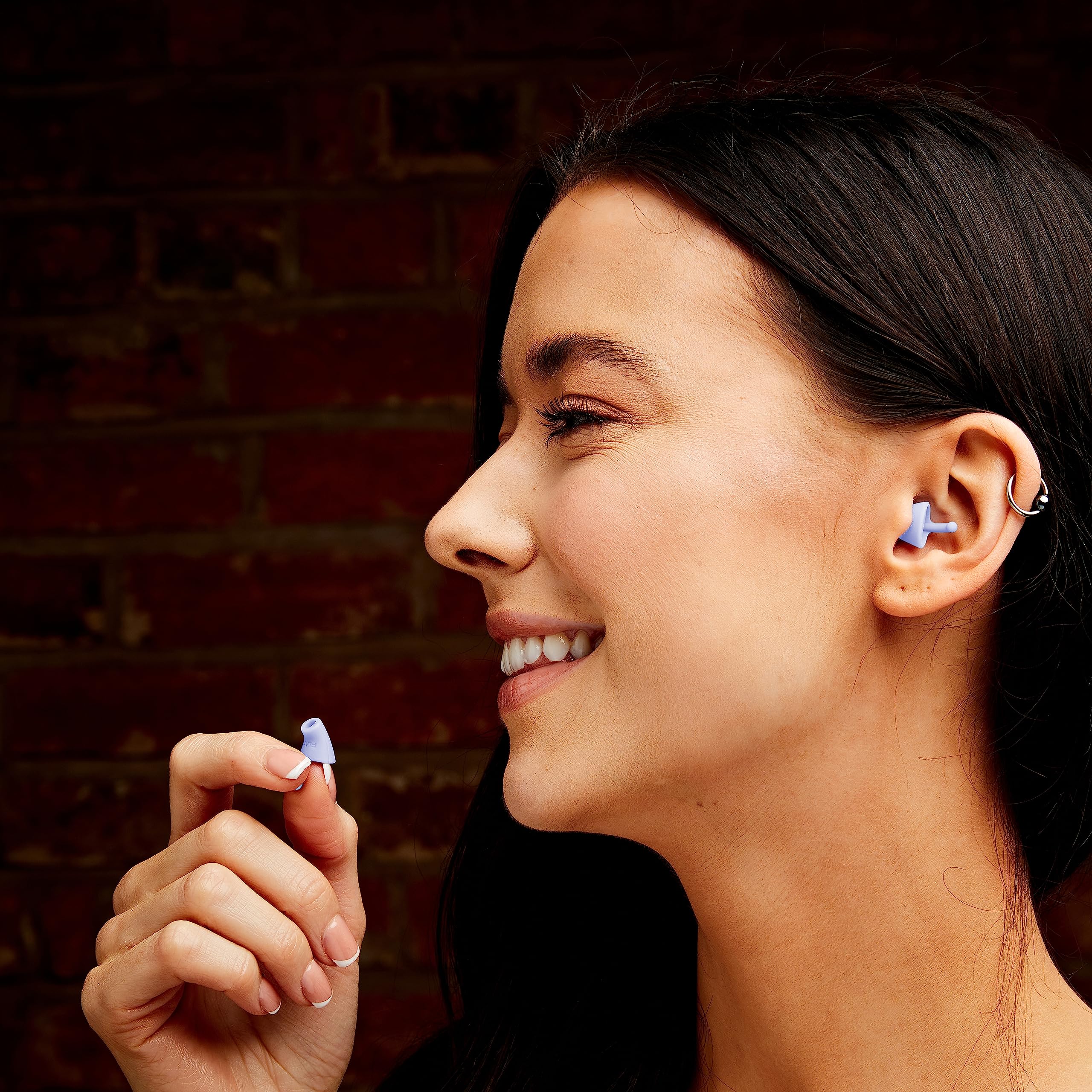 FLARE AUDIO Calmer ear plugs with discreet soft silicone fit for comfort.