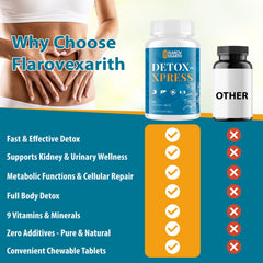 Flarovexarith Canna Cleanse packaging box with product details.