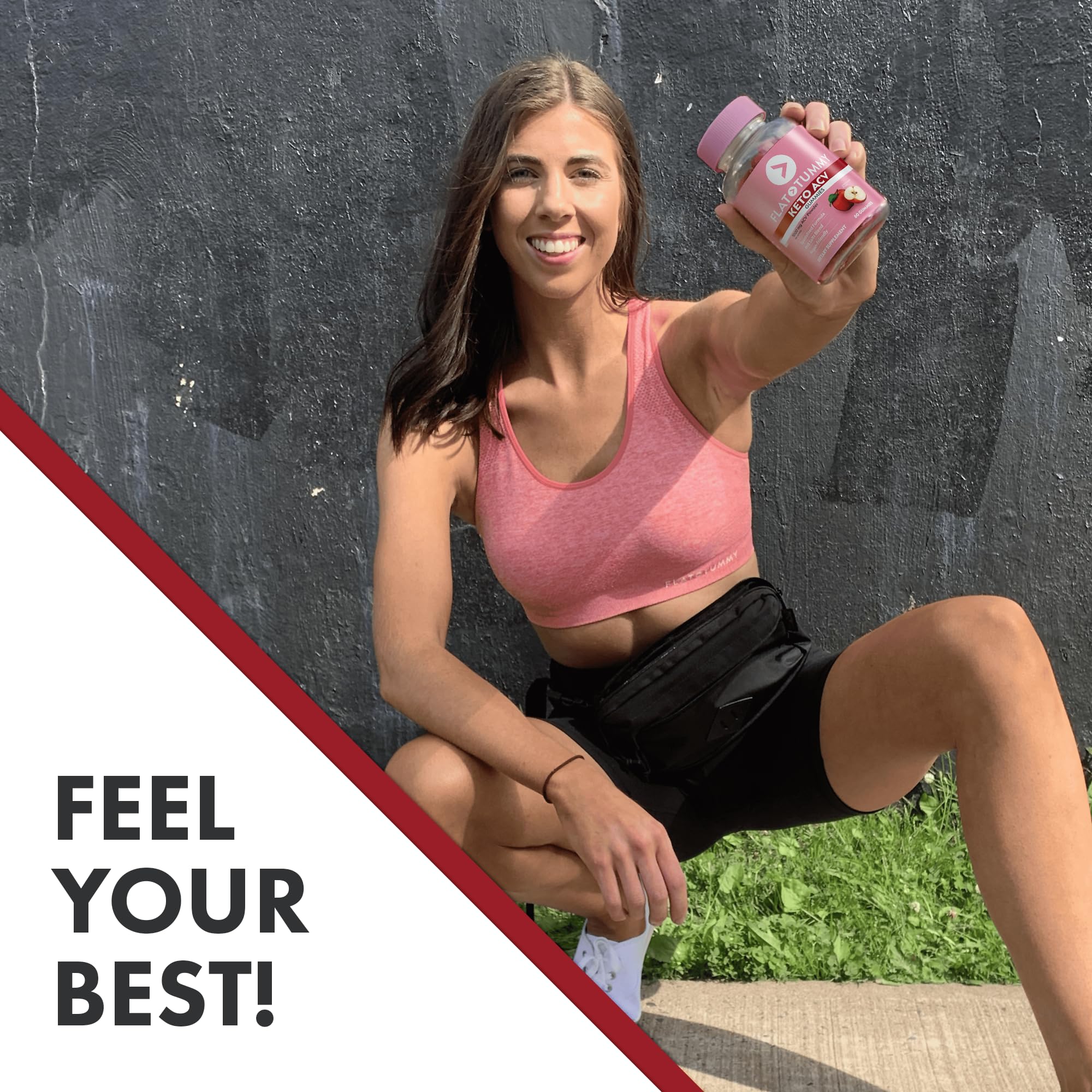 Flat Tummy Keto ACV Gummies on-the-go for busy days.