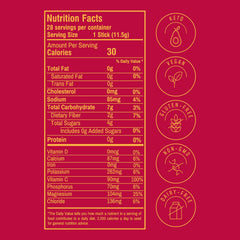 FlavCity Fruit Punch electrolyte packet back view highlighting ingredients