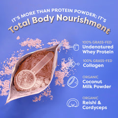 FlavCity whey bottle pour highlights gluten-free, no added sugars promise.