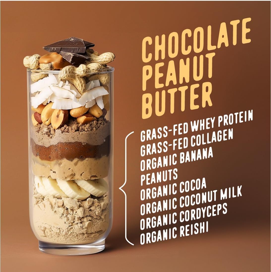 FlavCity Organic cocoa and coconut milk ingredient jar showing premium ingredients.