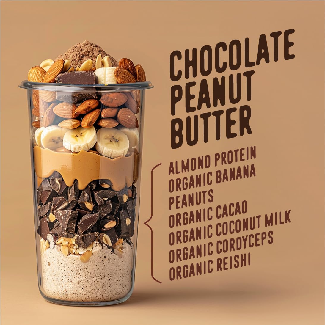 FlavCity organic bananas and coconut provide natural flavor and nutrients.