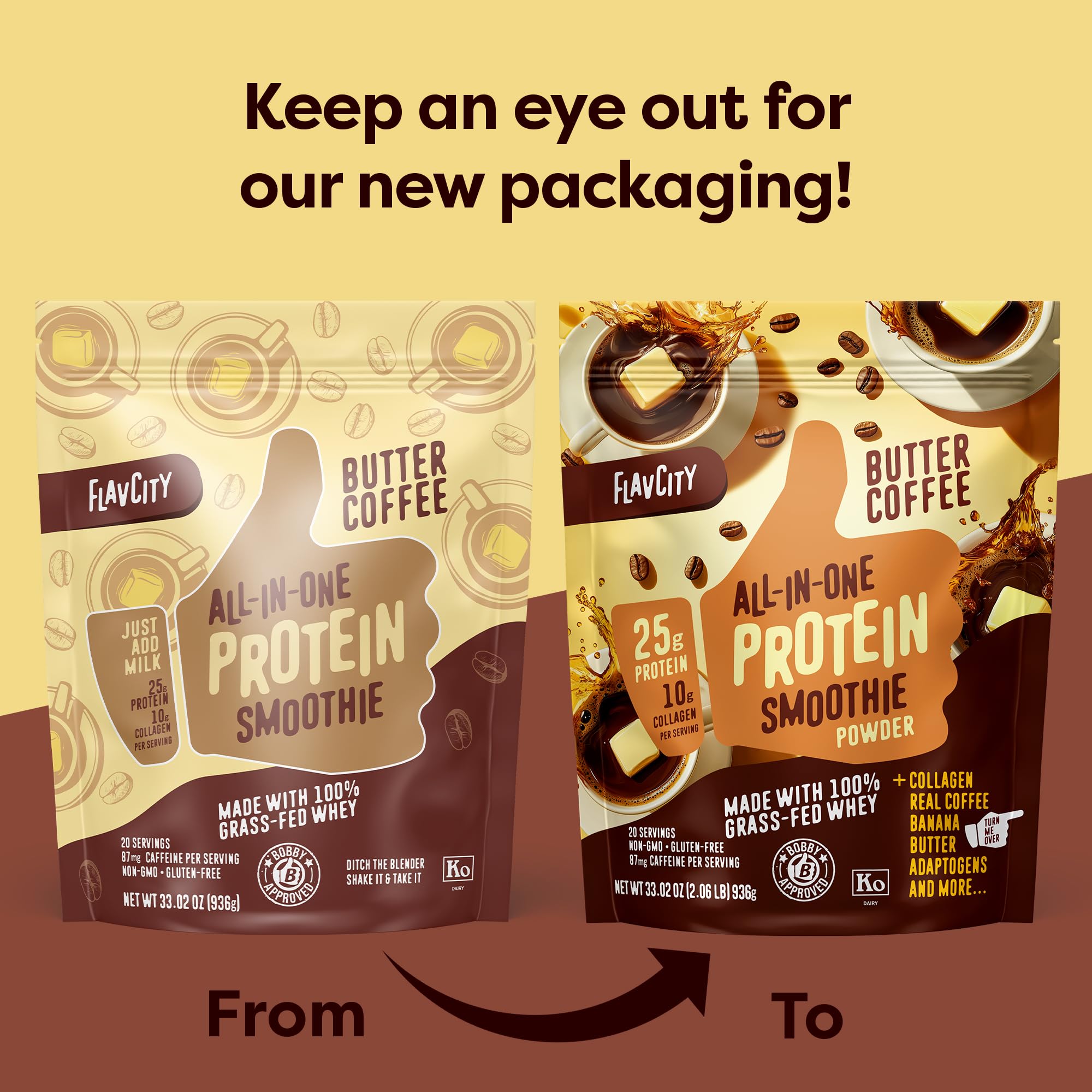 Label highlights 25 g protein per serving for post-workout fueling