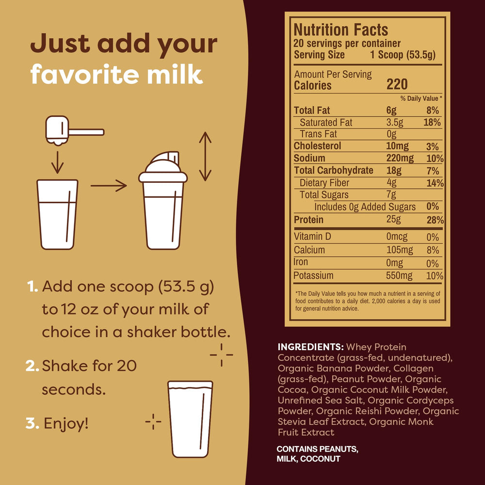 FlavCity serving size measuring spoon shows precise protein portions.