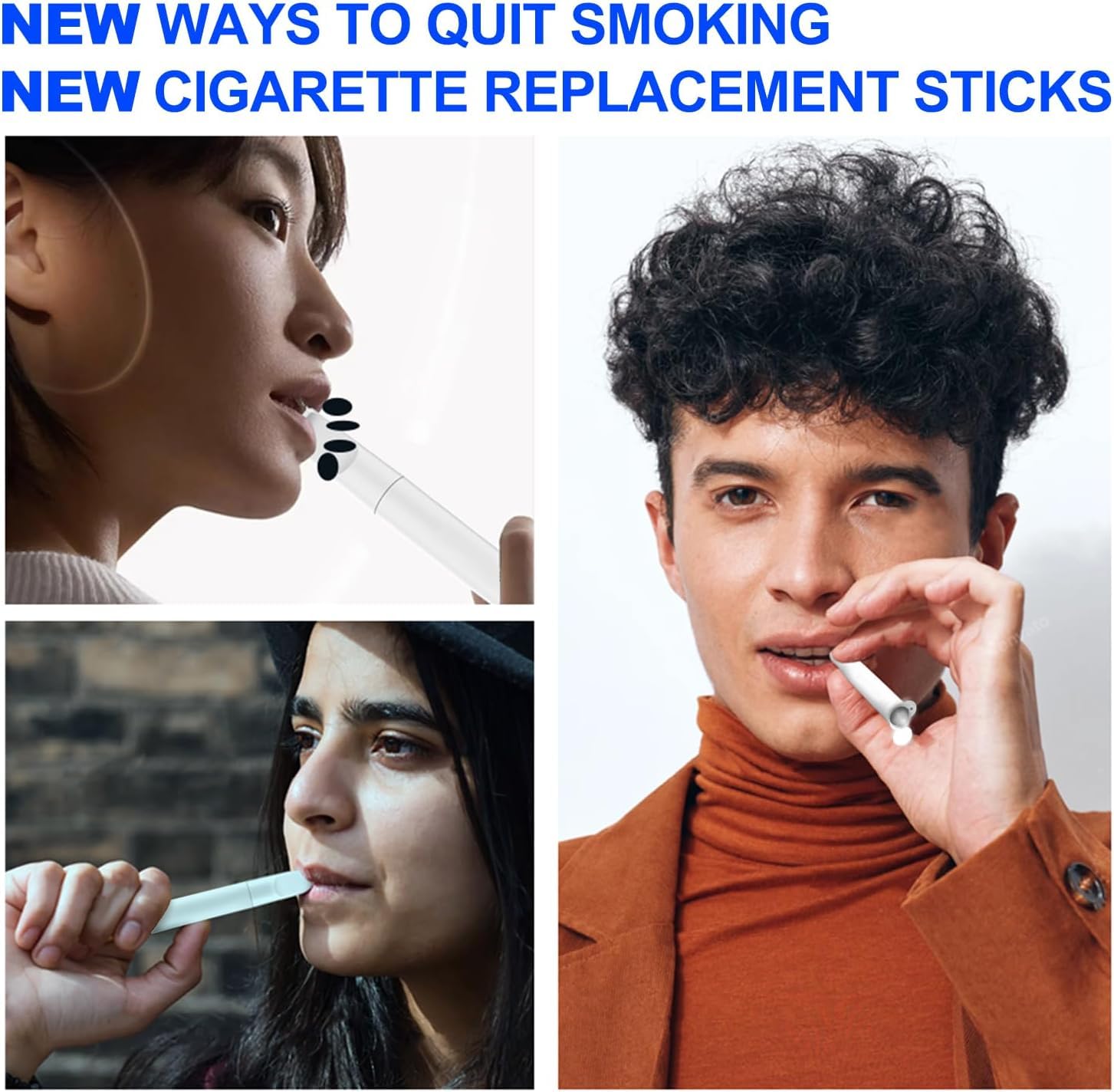 Flavored non-nicotine air device in use during calm break.