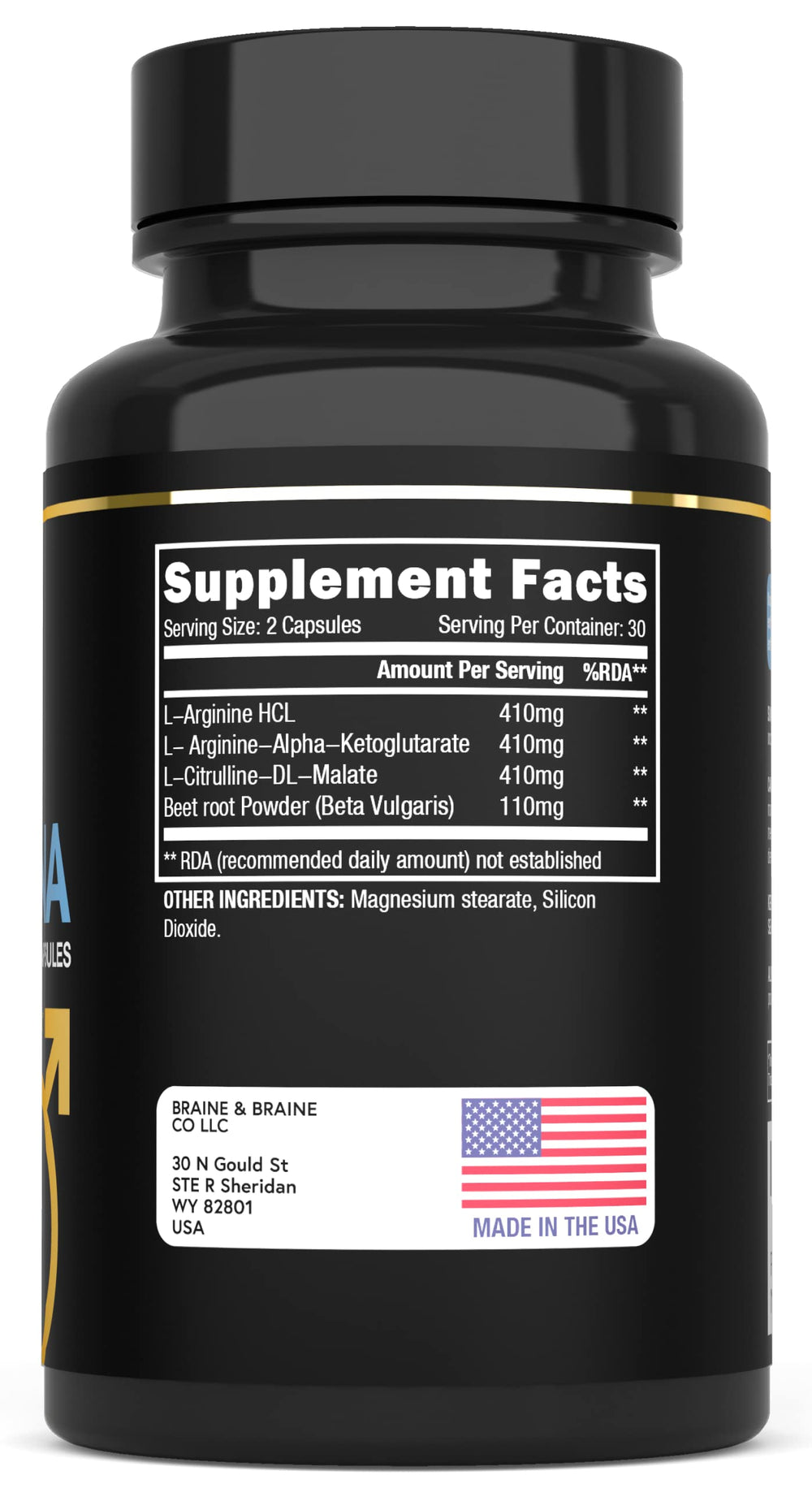 Flawless For Men Stamina packaging with dosage guidance image.