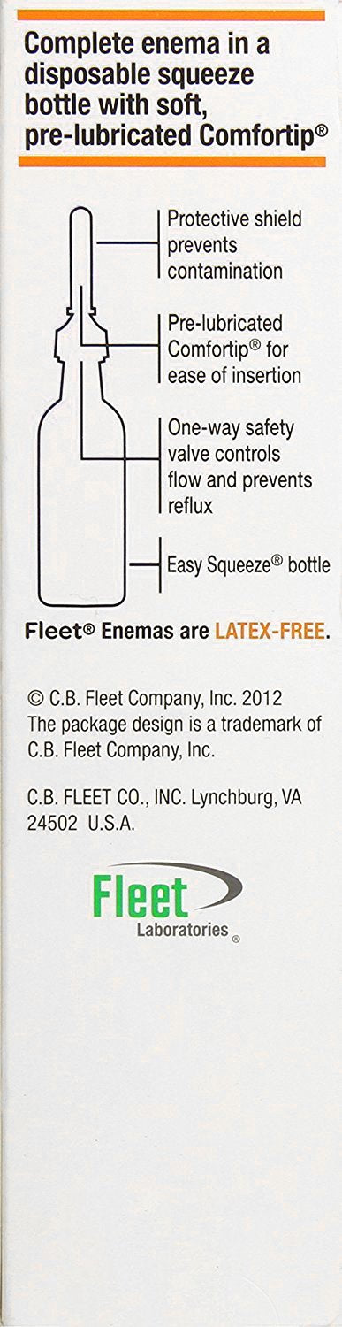 Fleet Mineral Oil Enema latex-free formula suits sensitive users.