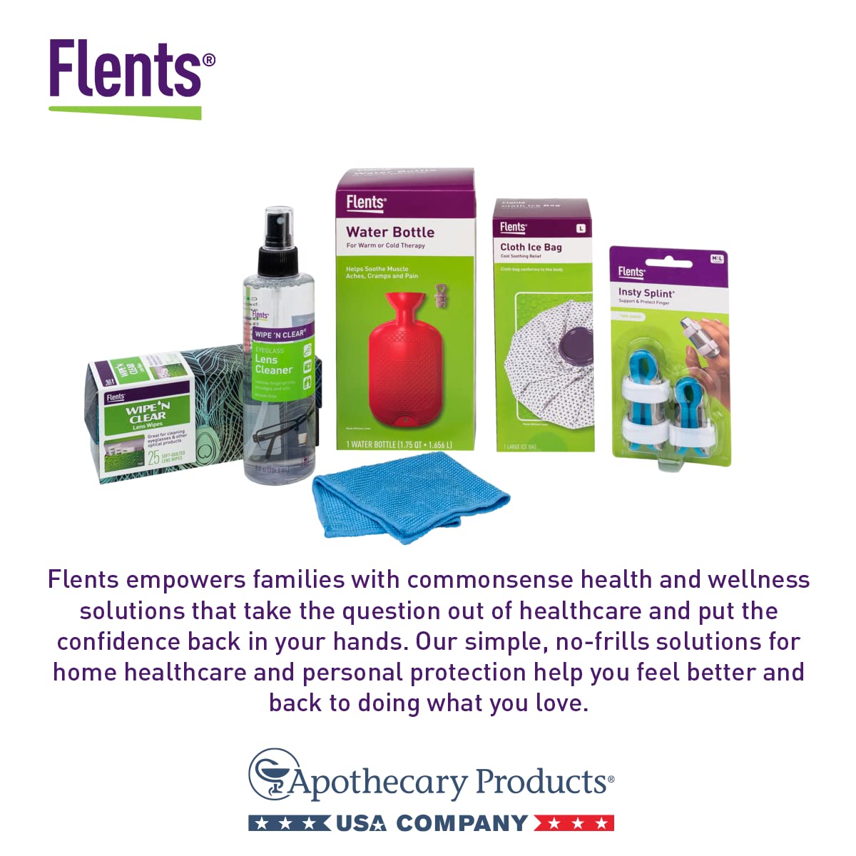 Flents Wipe N Clear screen-safe formula for smartphones and tablets.