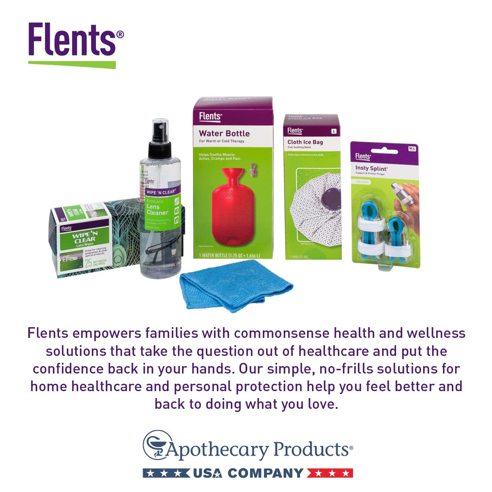 Flents Wipe N Clear screen-safe formula for smartphones and tablets.