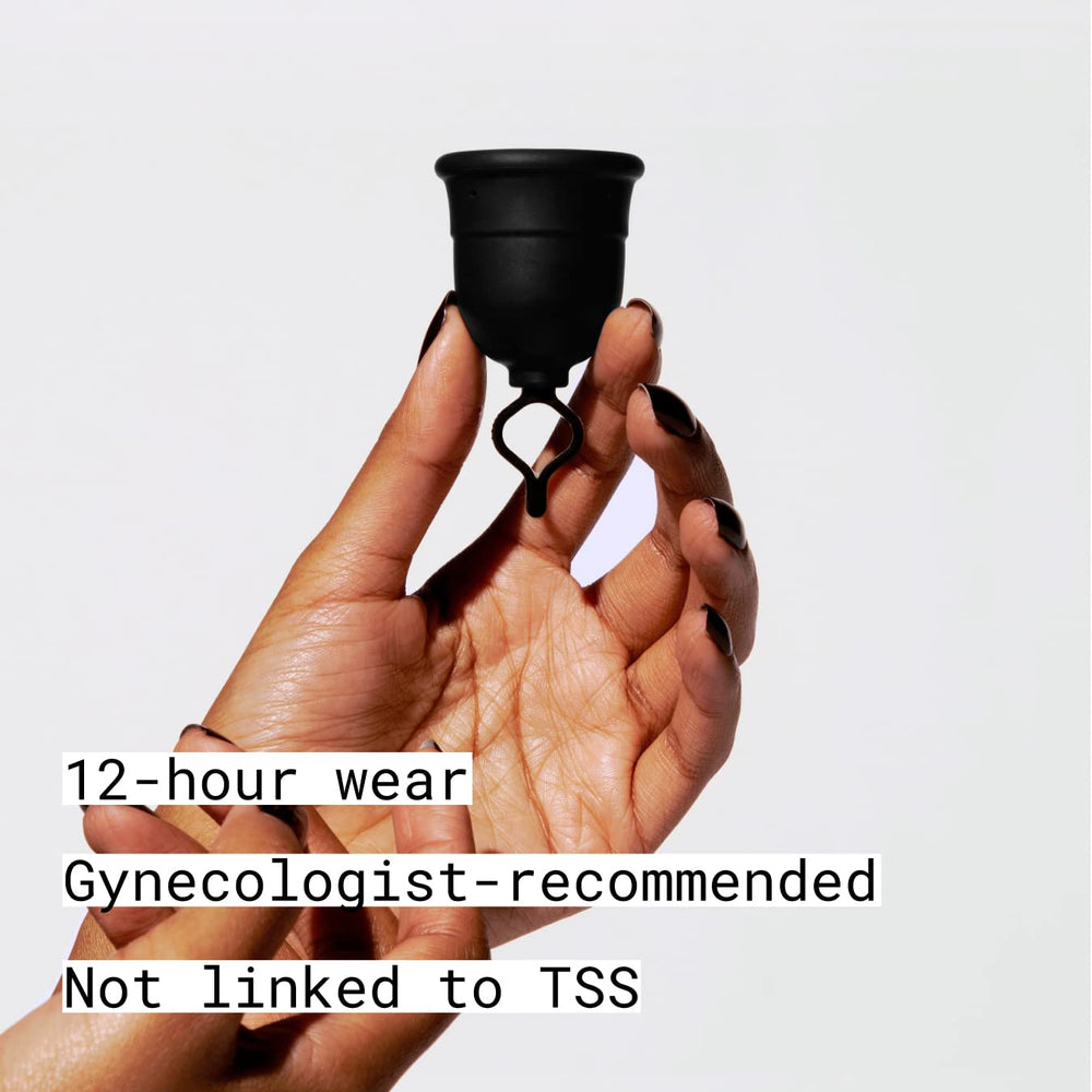 FLEX Soft carrying pouch for discreet, reusable menstrual cup storage.