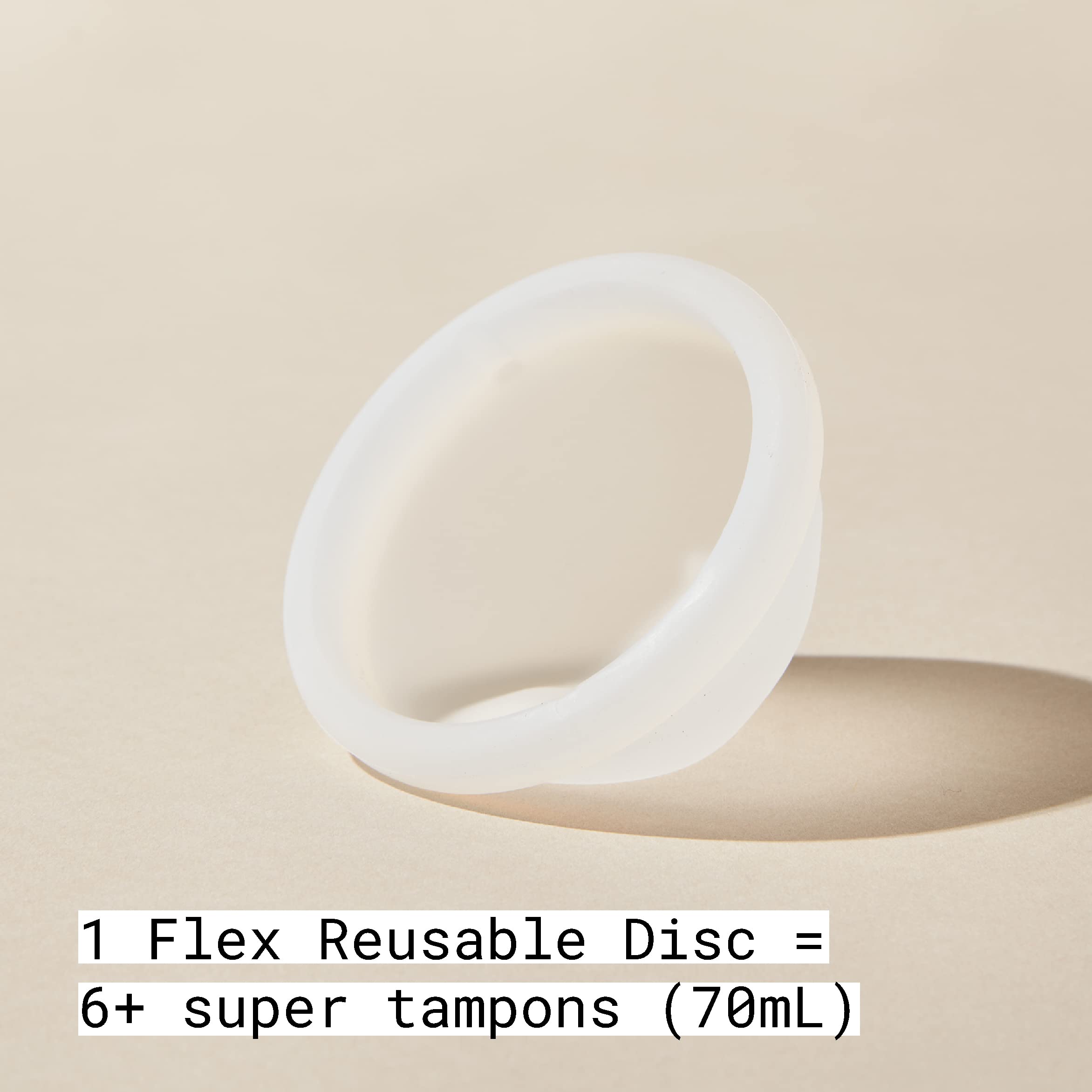 Notch design on Flex disc rim aids precise placement