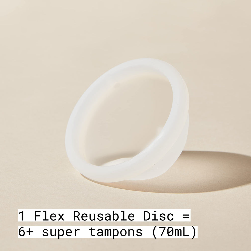 Notch design on Flex disc rim aids precise placement