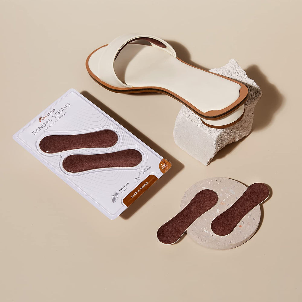 FLEXZENSE sandal straps obsidian black pair shown with versatile styling for daily wear