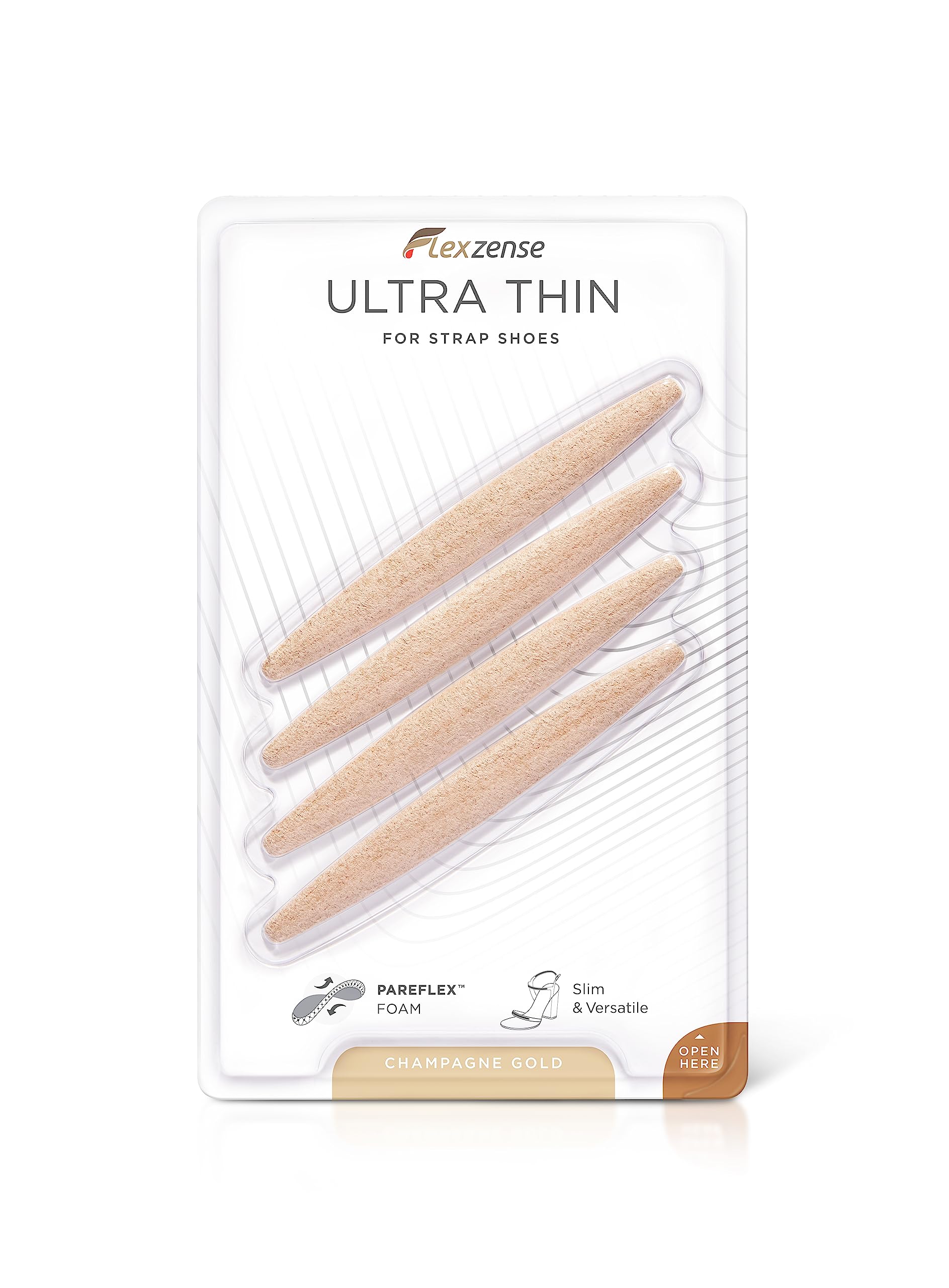 FLEXZENSE Ultra Thin protege costuras irritantes para mayor comodidad diaria.