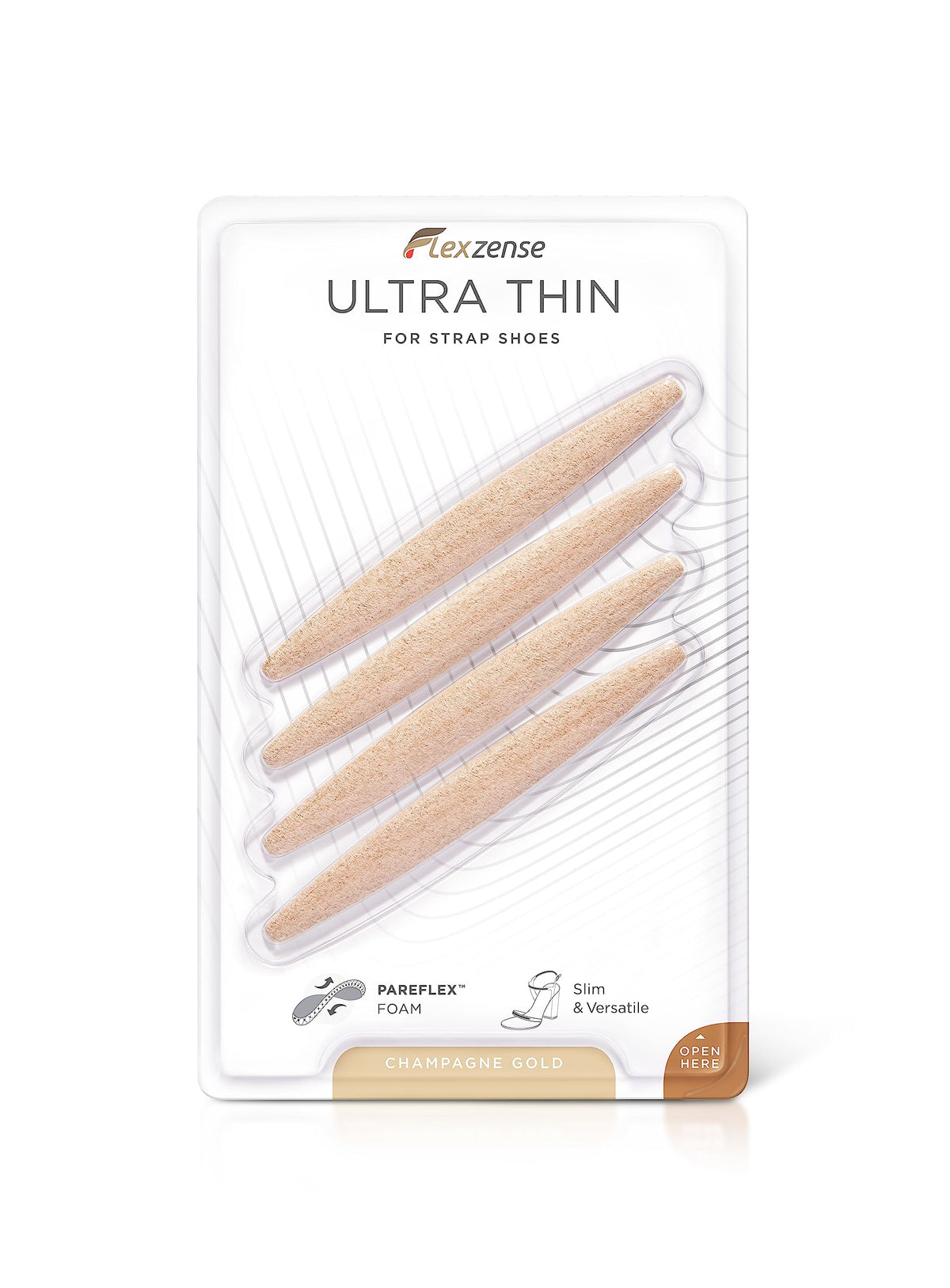 FLEXZENSE Ultra Thin protege costuras irritantes para mayor comodidad diaria.