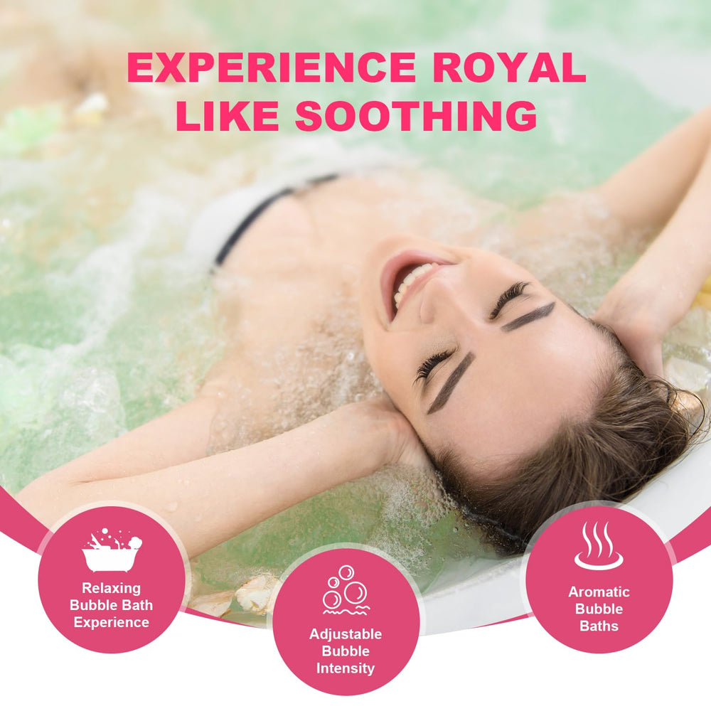 Flgocexs spa pillow provides neck support during soak.
