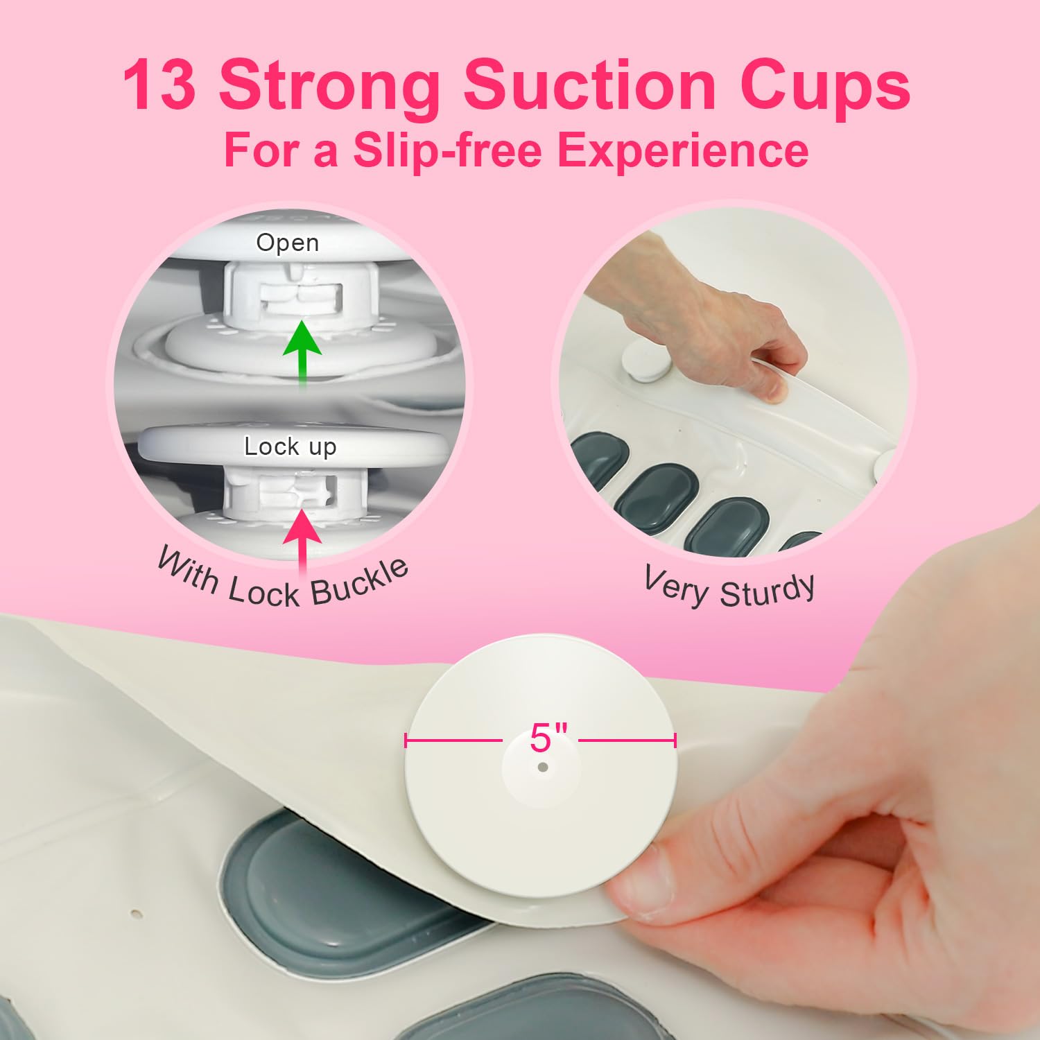 Flgocexs portable bath massager suitable for home, hotel, or travel.
