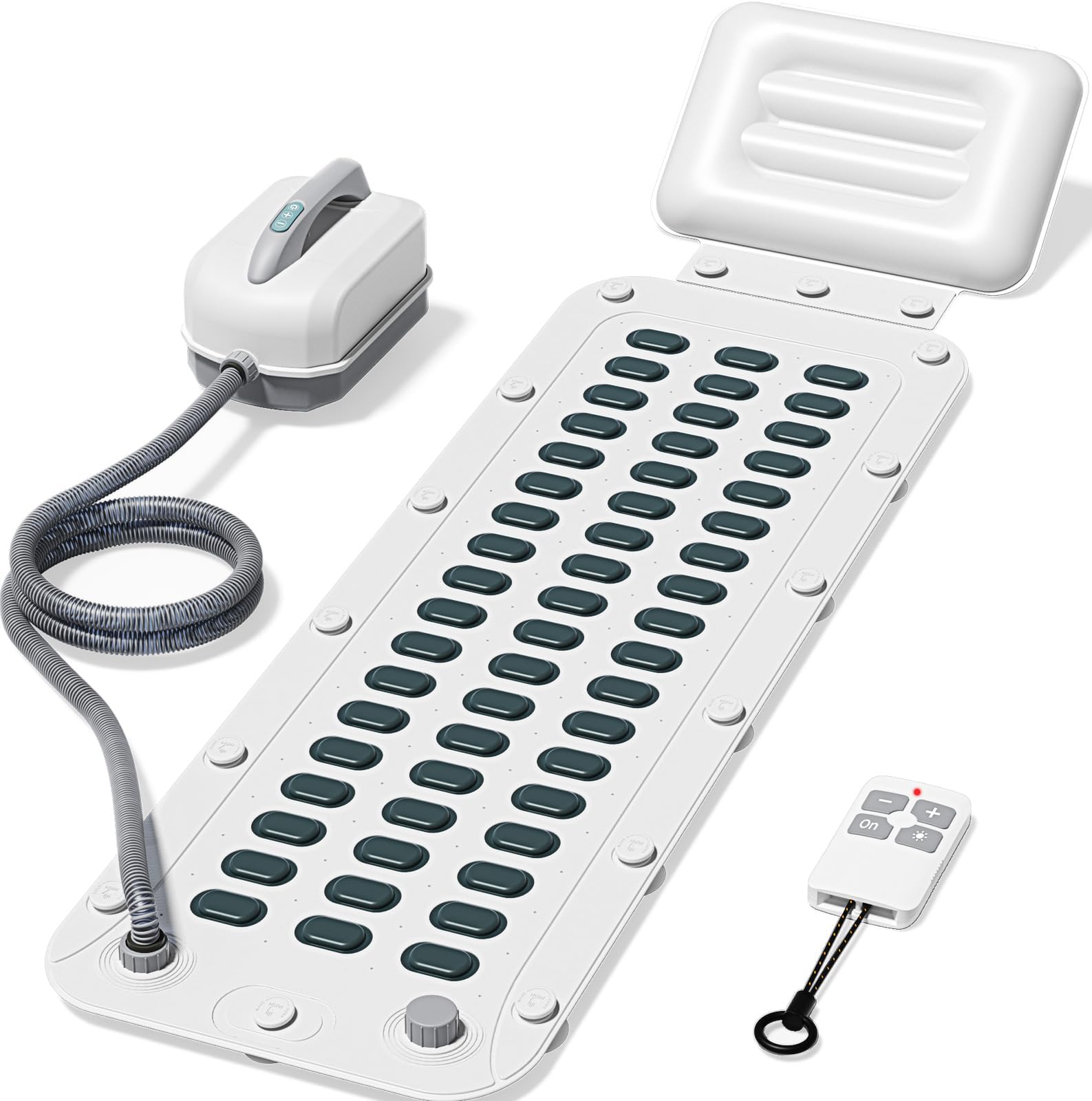 Flgocexs portable spa bubble bath massager in action for full-body relaxation.