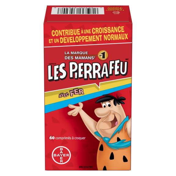 Flintstones Plus Iron kids chewables closeup: kid-friendly chewables support daily vitamin intake