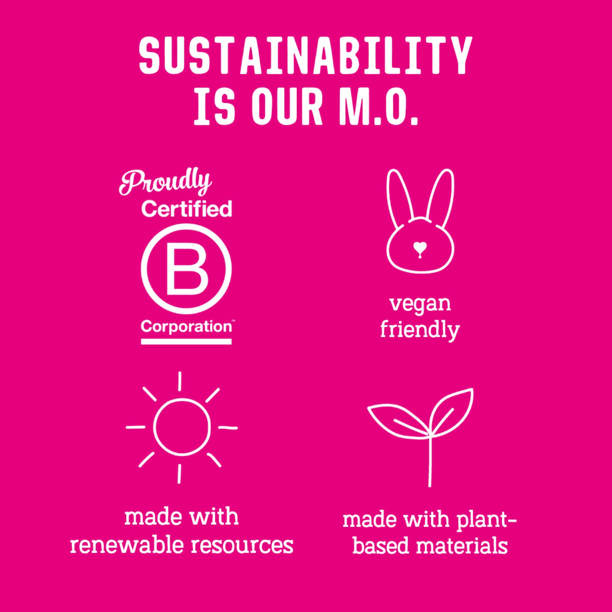 FLO Daily Liners vegan and cruelty-free certification