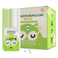 FLODTEEK mosquito wipes with individual wraps provide portable protection on hikes.