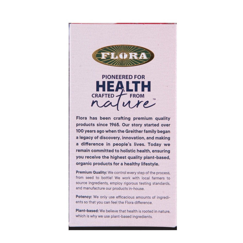Flora Ferritin+ vegan gluten-free formula for dietary needs.