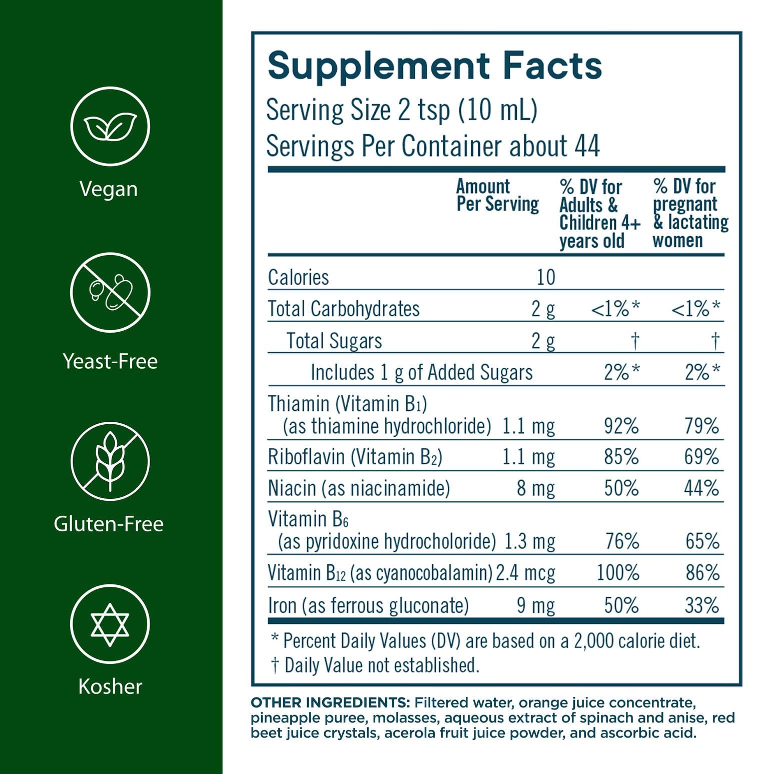 Flora Iron pour showing smooth flow and easy dosing