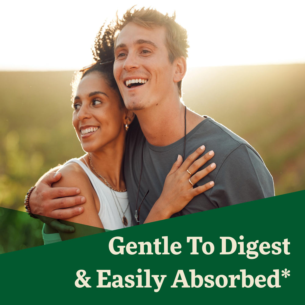 Floradix calcium magnesium ingredients panel emphasizing vitamin D and zinc