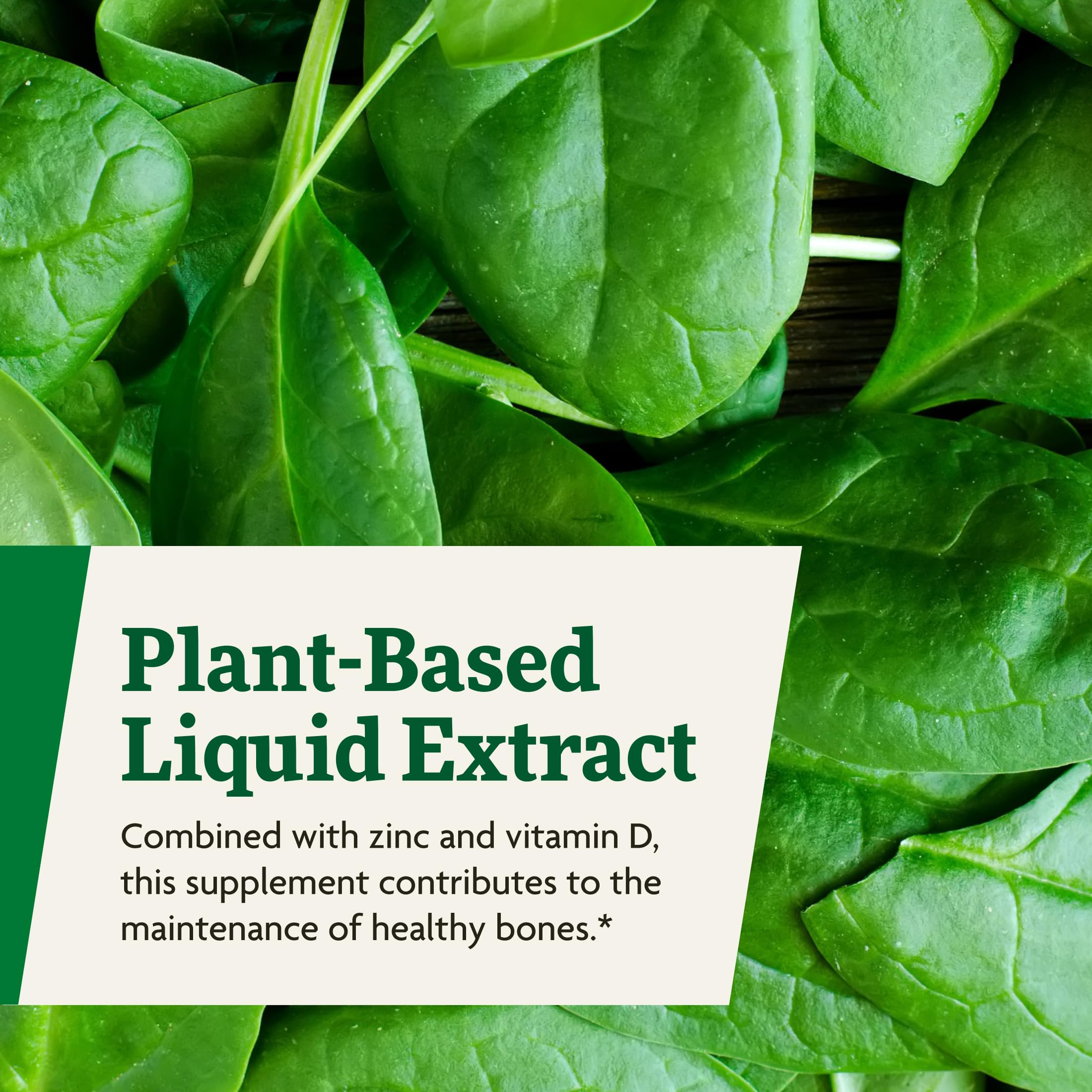 Floradix calcium magnesium liquid ingredients list notes plant-based vitamin D