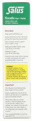 Floradix Floravital fruit juice concentrates emphasize natural flavor and vegetarian-friendly formula