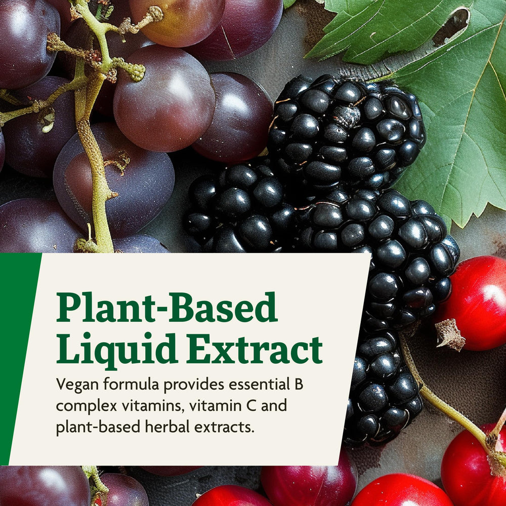 Floravital label highlights vitamin C and B complex
