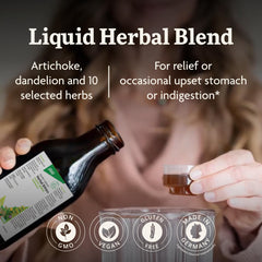 Floradix Gallexier bottle focuses on fennel for soothing tummy balance