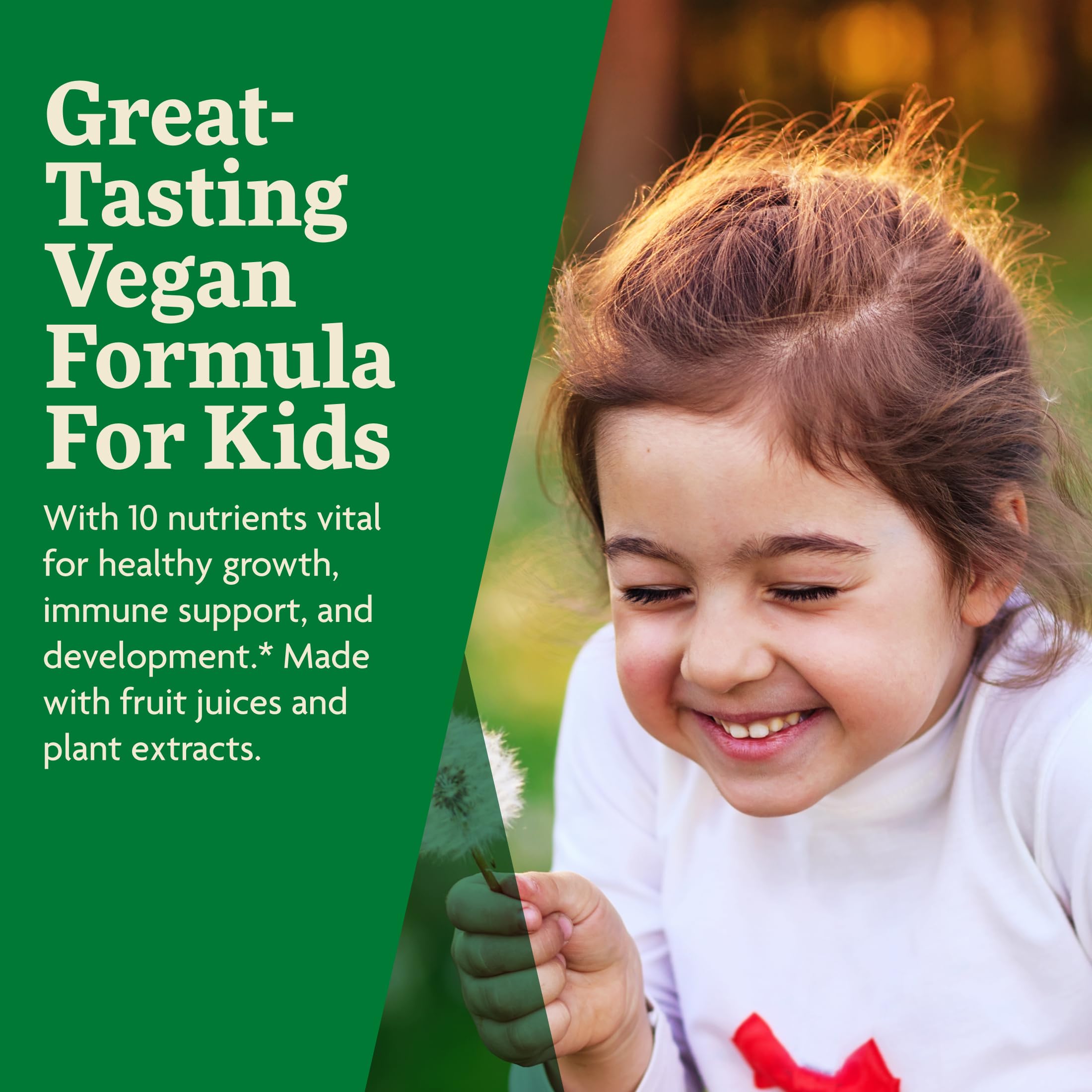 Floradix Kinder Love liquid form bottle conveys gentle, easily absorbed nutrition for kids