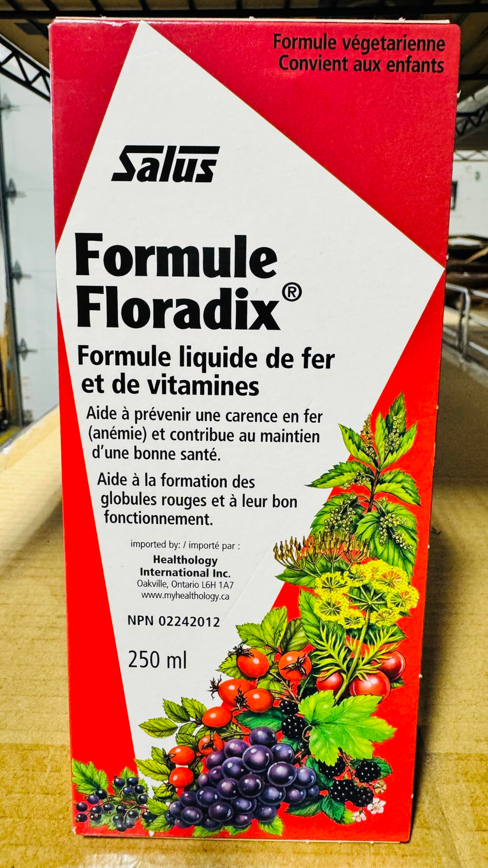 Floradix Liquid Iron with fruit juice concentrates for pleasant taste and iron intake