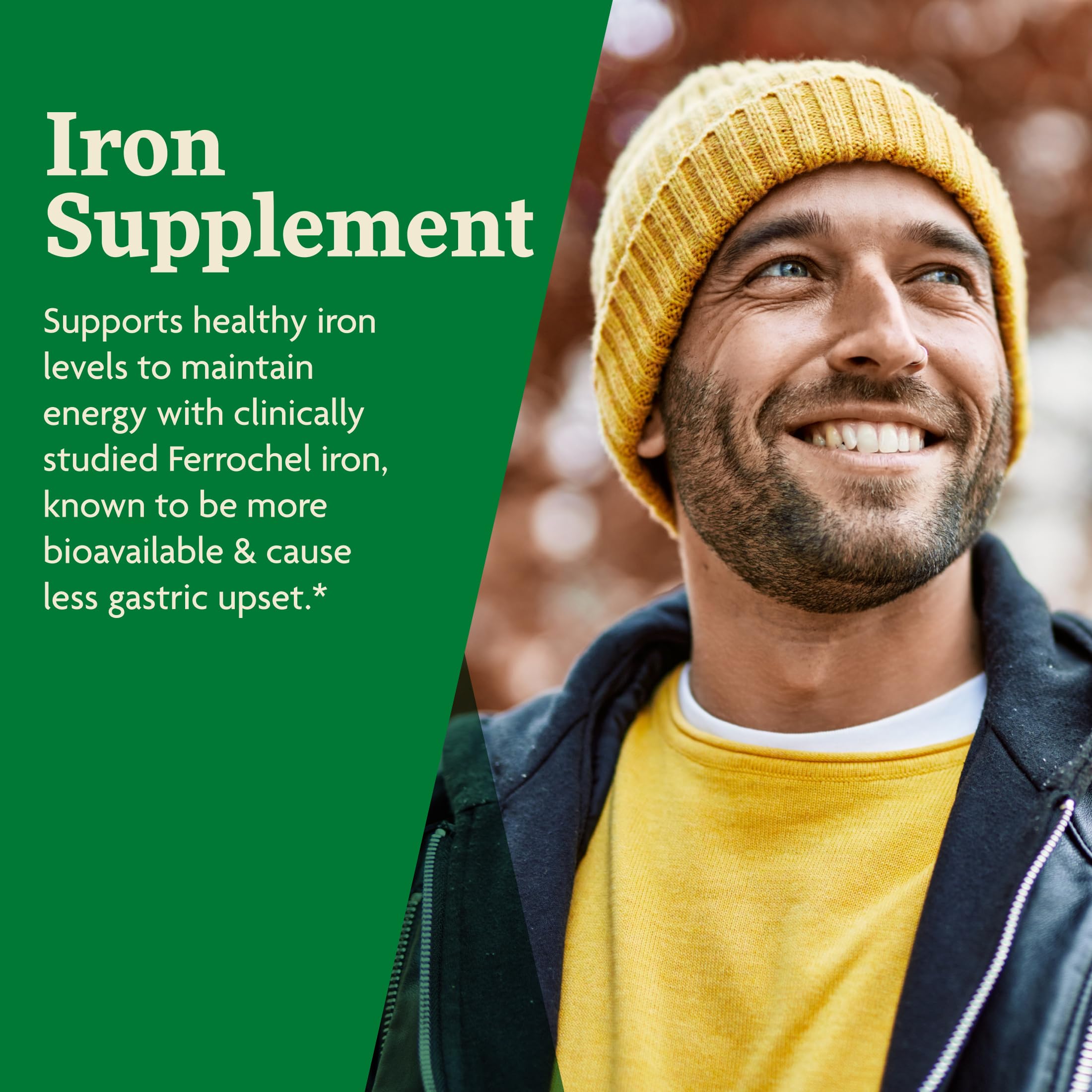 Floradix phyto-capsules close-up highlights convenient vegan iron