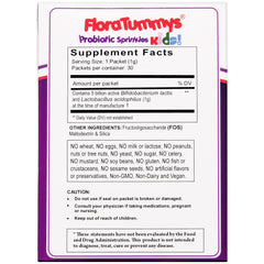 FloraTummys packets, taste-free and easy to mix in foods.