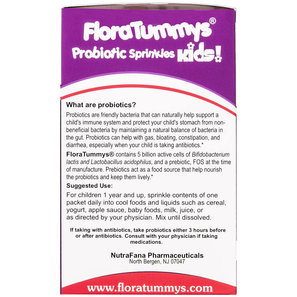 FloraTummys powder in a sippy cup for kid-friendly intake.