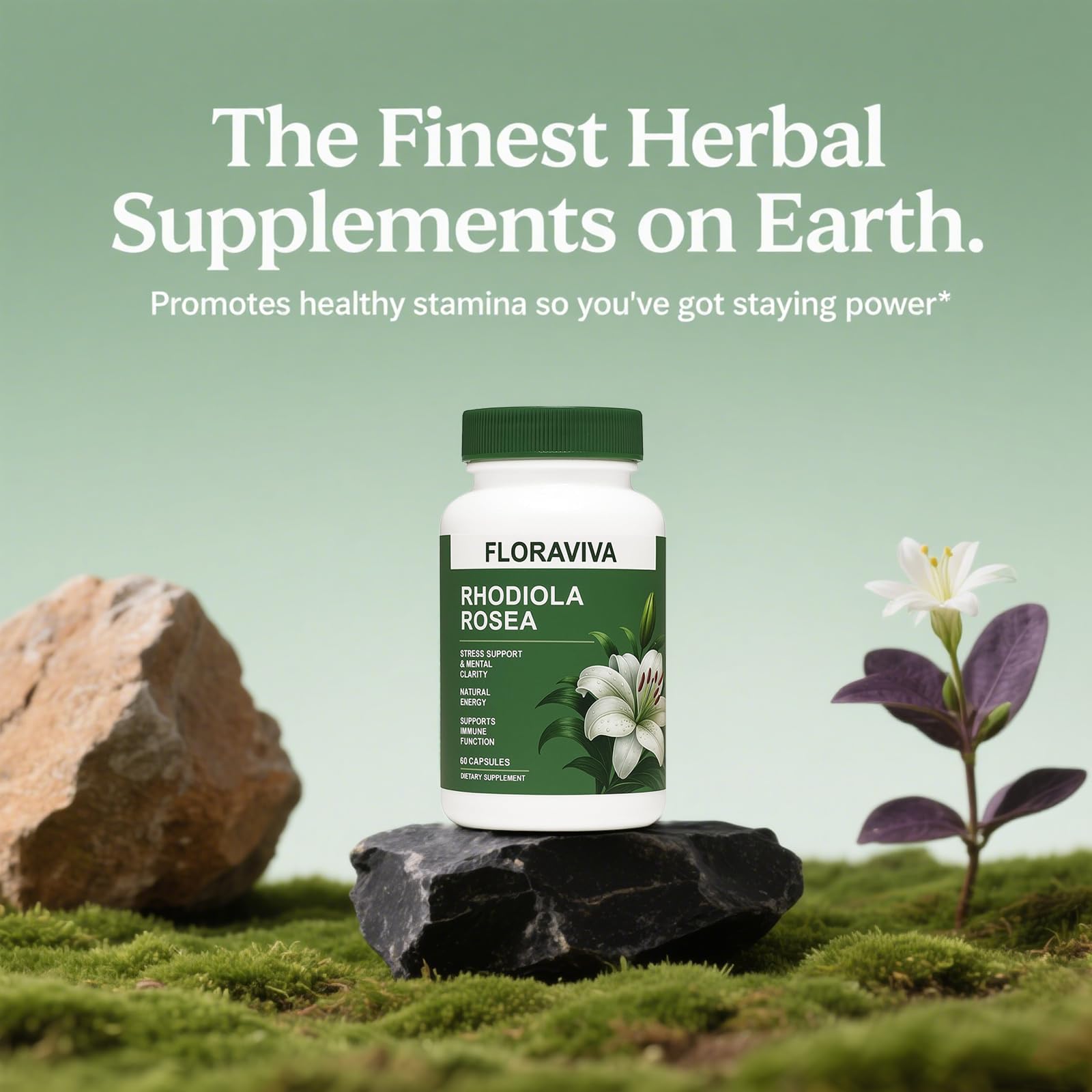 Capsule detail emphasizes high-quality extract and easy daily use