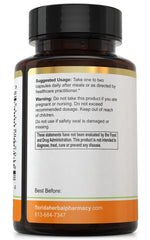 Close-up of apricot capsules for daily wellness from Florida Herbal Pharmacy.